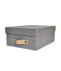 caja organizadora carton duartee gris lino