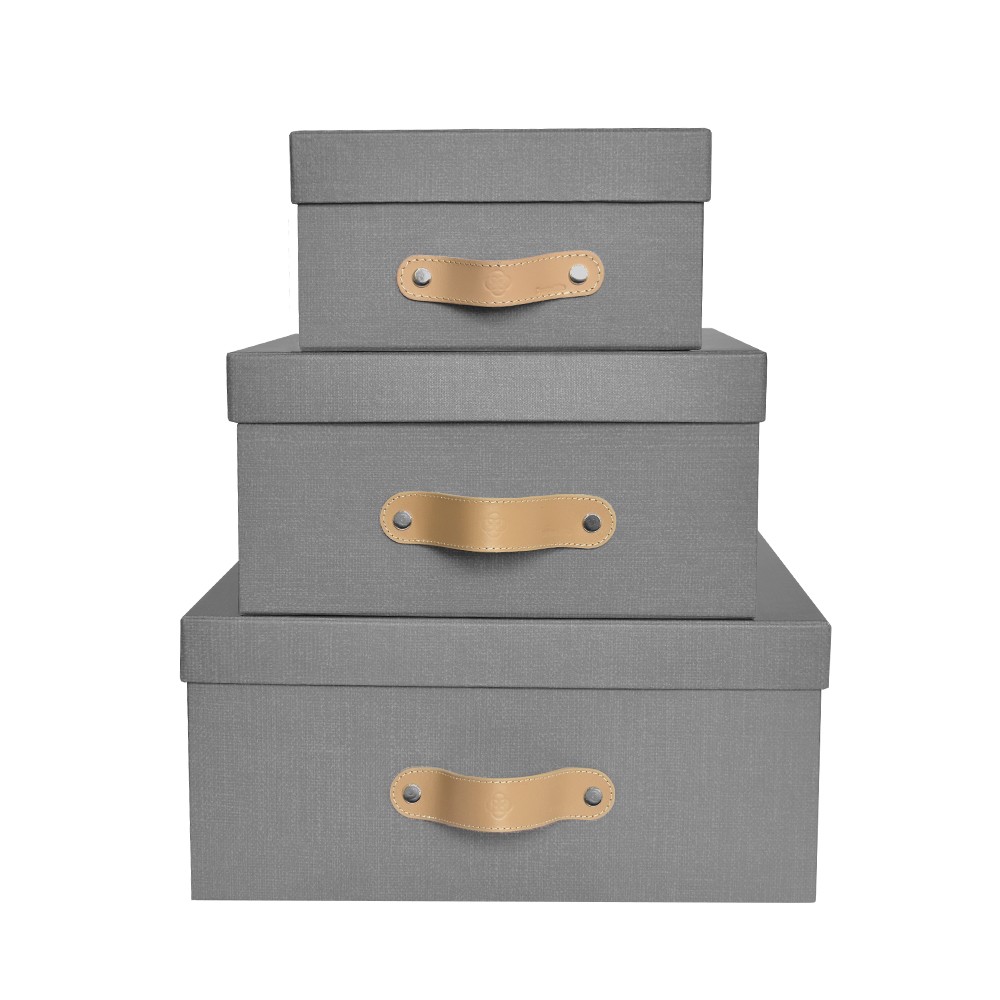 Set de 3 Cajas Organizadoras Plegables y Apilables Boxtor PIANNO39
