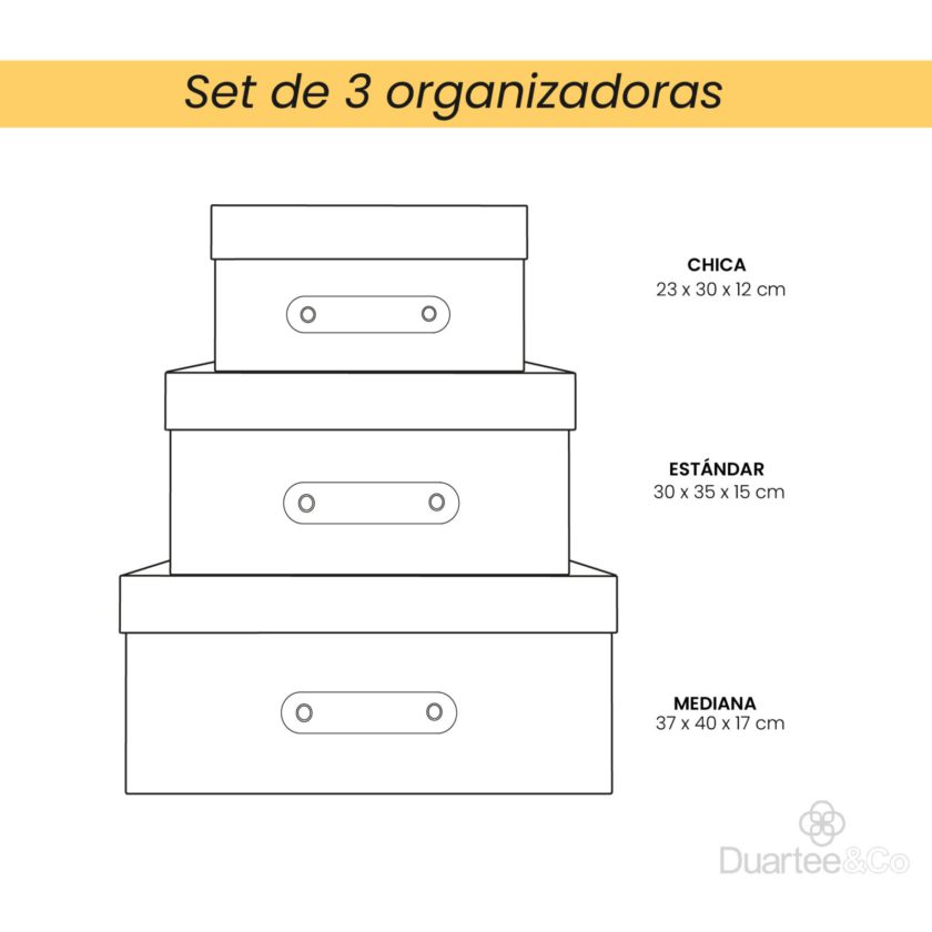 set de 3 medidas- duartee-cajas organizadoras