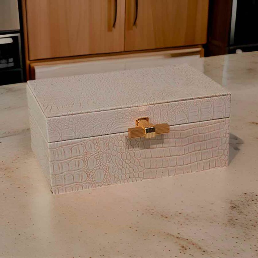 Caja Decorativa Beige